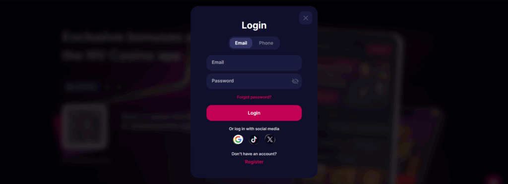 NV Casino Online Login